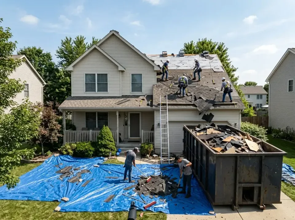 roof-replacement-debris-remova-004 — frequently asked questions, Cheapest Dumpster Rentals in Golf Manor, OH